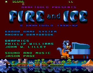 Fire & Ice title screen