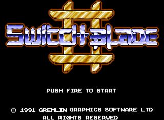 Switchblade II title screen