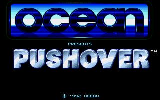 Push-Over title screen