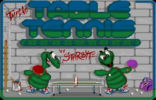 Table Tennis Simulation title screen