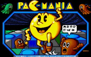 Pac-Mania title screen