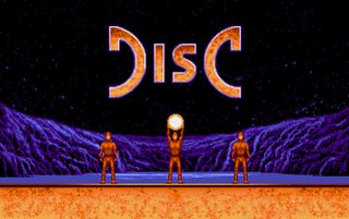 Disc title screen
