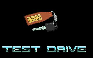 Test Drive title screen