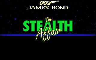 James Bond: The Stealth Affair title screen