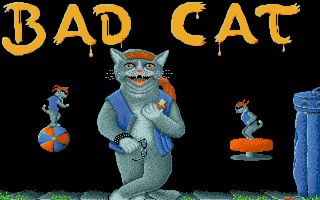 Bad Cat title screen
