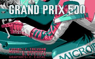 Grand Prix 500 2 title screen