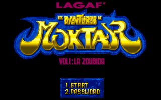 Les Aventures de Moktar title screen