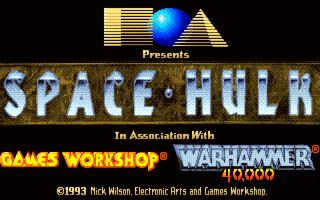 Space Hulk title screen
