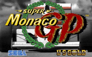 Super Monaco GP title screen