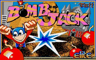 Bomb Jack title screen
