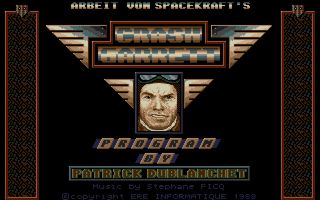 Crash Garrett title screen