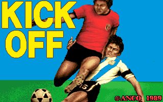 Kick Off title screen
