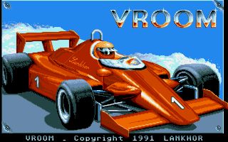 Vroom title screen