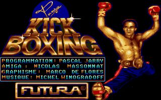 Panza Kick Boxing title screen