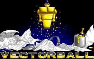 Vectorball title screen