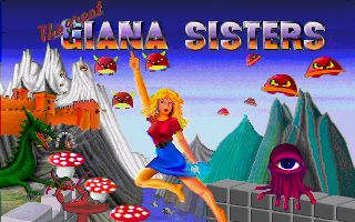 The Great Giana Sisters title screen