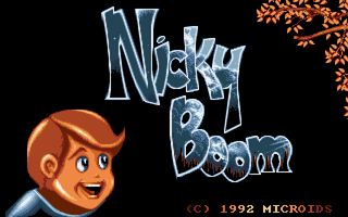 Nicky Boom title screen