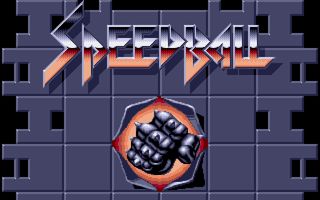 Speedball title screen