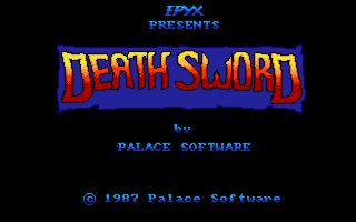 Death Sword title screen