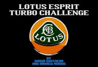 Lotus Esprit Turbo Challenge title screen
