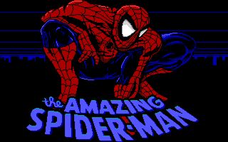 The Amazing Spider-Man title screen