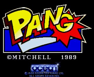 Pang title screen