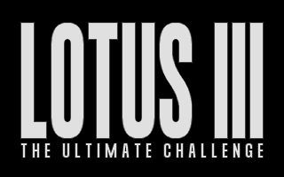 Lotus III: The Ultimate Challenge title screen
