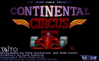 Continental Circus title screen
