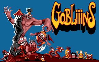 Gobliiins title screen