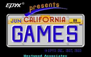 California Games title screen
