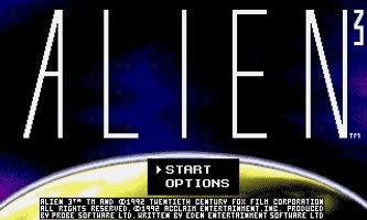 Alien³ title screen